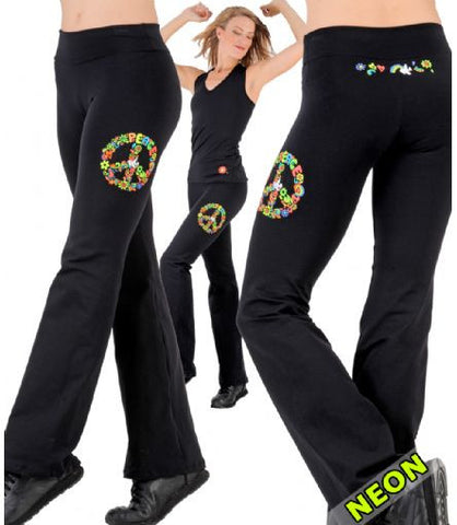 Margarita Activewear 1271 Neon Peace Pant