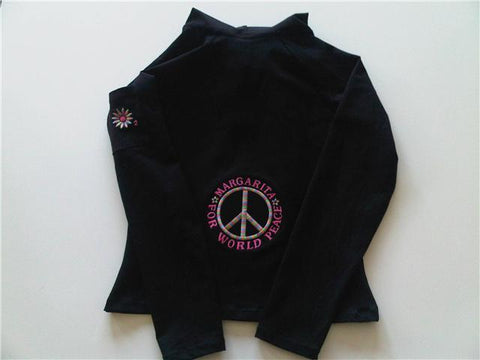 Margarita Activewear 540EM1 Jacket w/Rainbow Peace sign